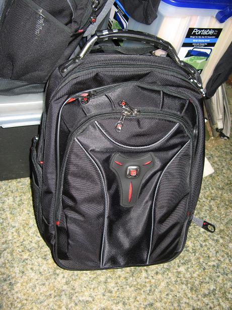 SwissGear Carbon Backpack Front View
