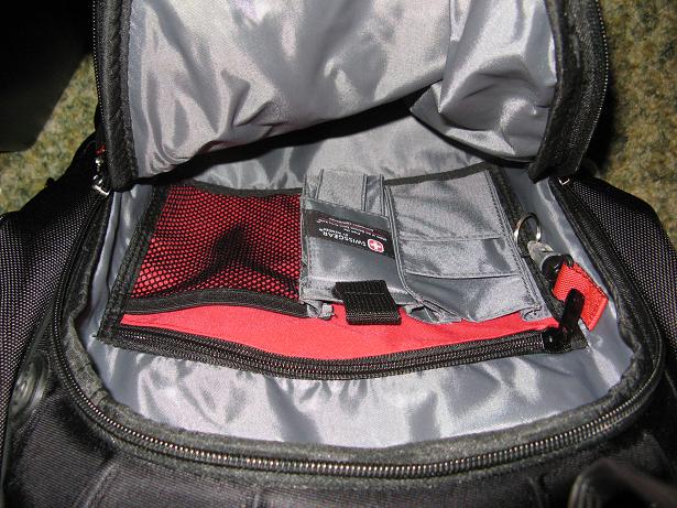 SwissGear Carbon Backpack Front Compartment