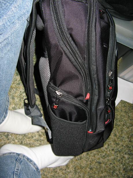 SwissGear Carbon Backpack Side Pockets